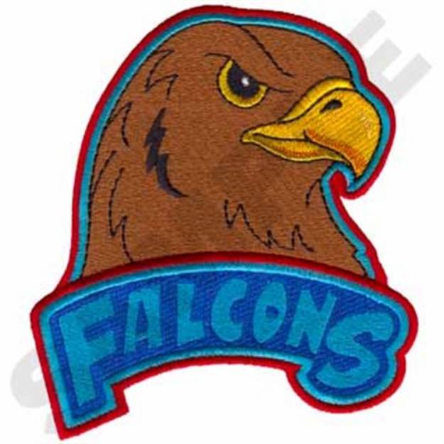 Picture of Falcons Machine Embroidery Design