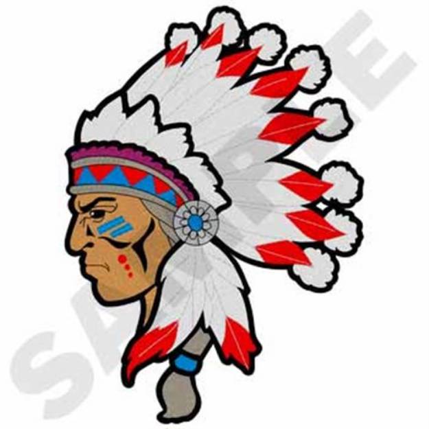 Picture of Chiefs Machine Embroidery Design