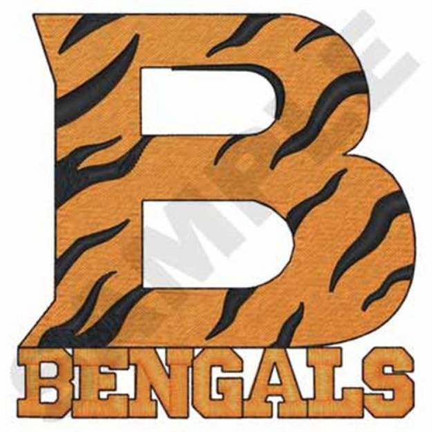 Picture of Bengals Machine Embroidery Design