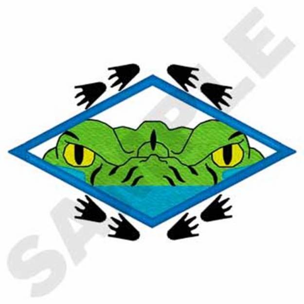 Picture of Gators Machine Embroidery Design