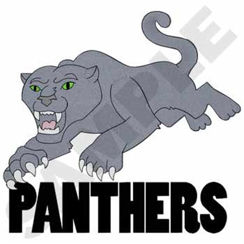 Panthers Machine Embroidery Design