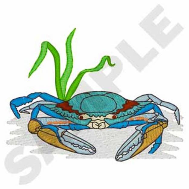 Picture of Blue Crab Machine Embroidery Design
