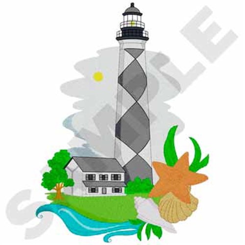 Cape Lookout Machine Embroidery Design