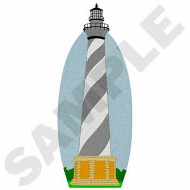 Picture of Cape Hatteras Lighthouse Machine Embroidery Design