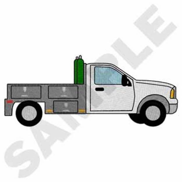 Picture of Welding Truck Machine Embroidery Design