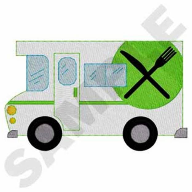 Picture of Food Truck Machine Embroidery Design