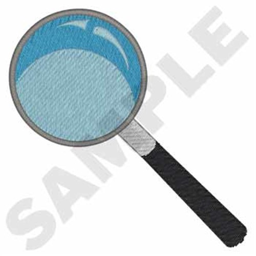 Magnifying Glass Machine Embroidery Design