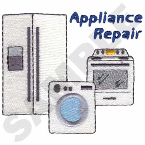 Appliance Repair Machine Embroidery Design