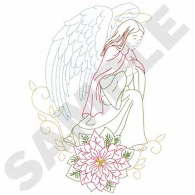 Picture of Kneeling Angel Machine Embroidery Design