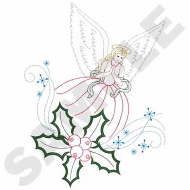 Picture of Praying Angel Machine Embroidery Design