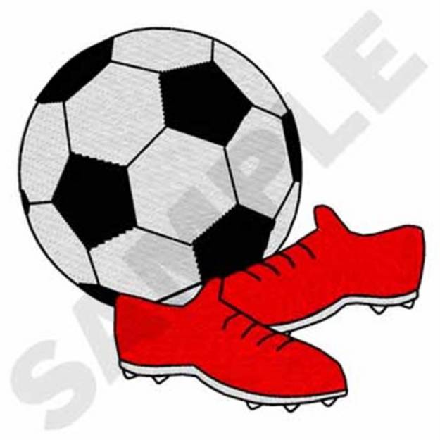 Picture of Soccer Gear Machine Embroidery Design