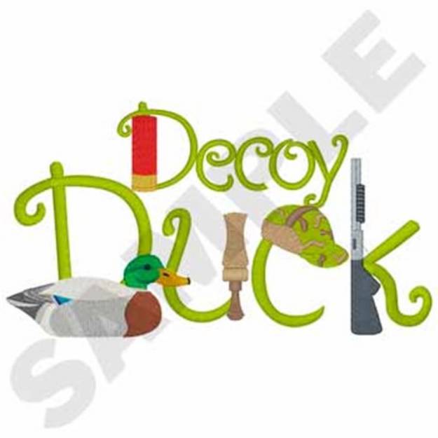 Picture of Decoy Duck Machine Embroidery Design