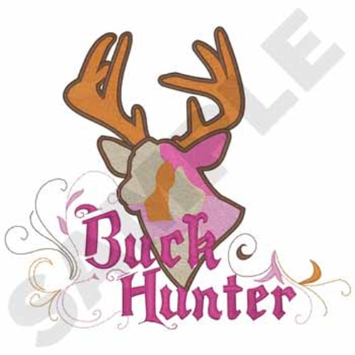 Deer Hunter Machine Embroidery Design