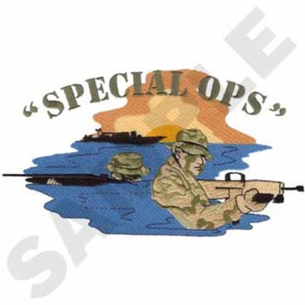 Picture of Special Ops Machine Embroidery Design