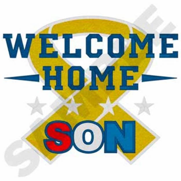 Picture of Welcome Home Soldier Machine Embroidery Design
