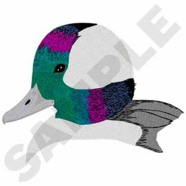 Picture of Bufflehead Duck Machine Embroidery Design