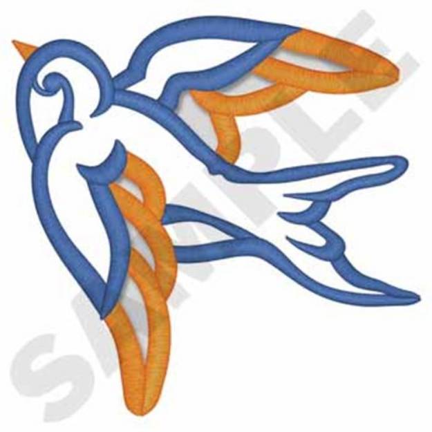 Picture of Cutwork Swallow Machine Embroidery Design