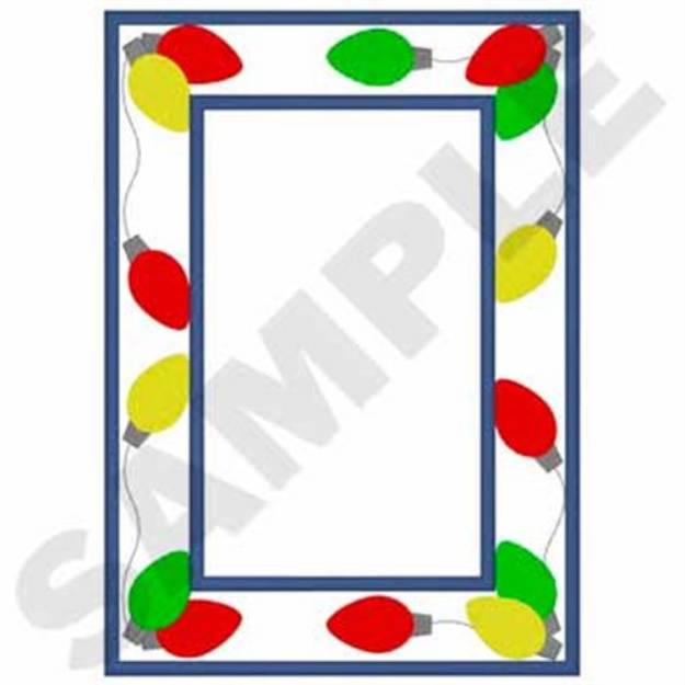 Picture of Lights Frame Applique Machine Embroidery Design