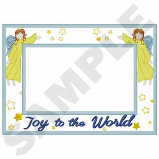 Picture of Angels Frame Applique Machine Embroidery Design
