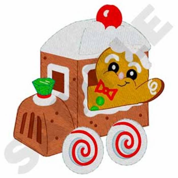 Picture of Gingerbread Man Machine Embroidery Design