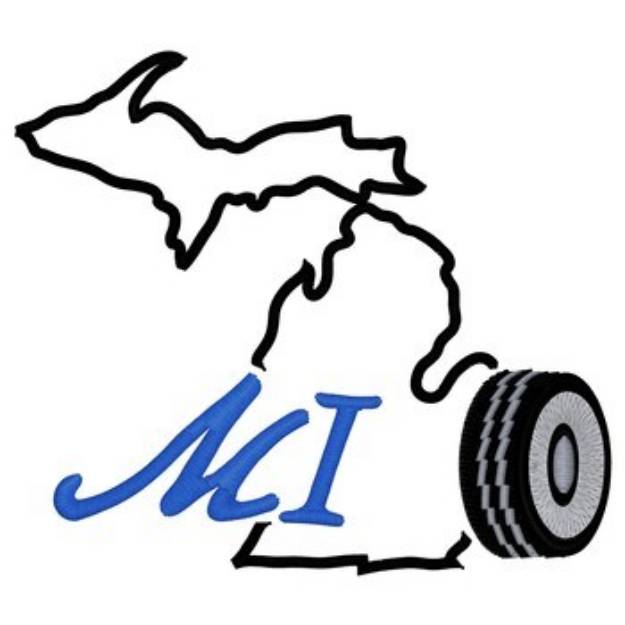 Picture of Michigan Machine Embroidery Design