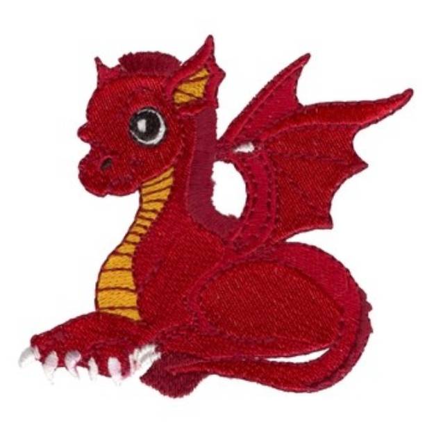 Picture of Fringe Dragon Machine Embroidery Design