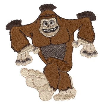 Fringe Bigfoot Machine Embroidery Design