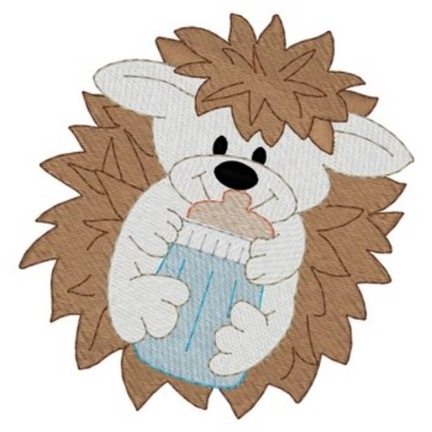 Picture of Baby Hedgehog Machine Embroidery Design