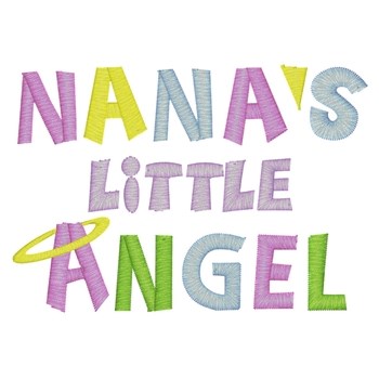 Nanas Little Angel Machine Embroidery Design