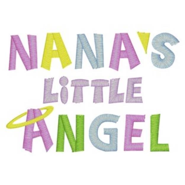 Picture of Nanas Little Angel Machine Embroidery Design