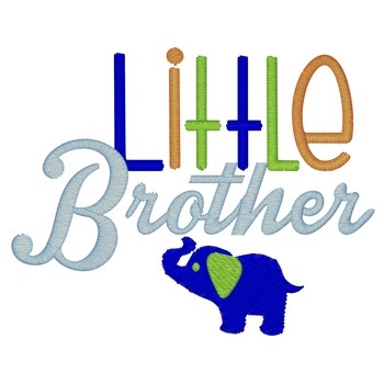 Little Brother Machine Embroidery Design