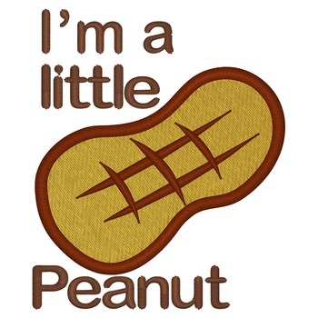 Lil Peanut Machine Embroidery Design