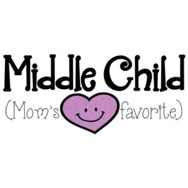 Picture of Middle Child Machine Embroidery Design