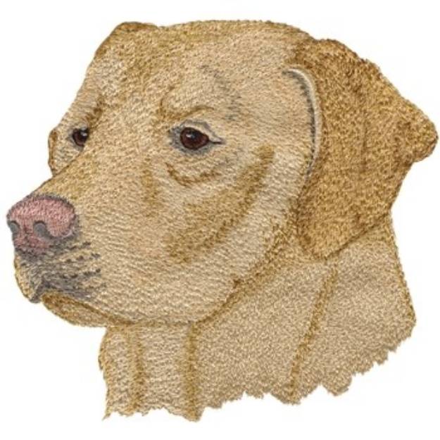 Picture of Yellow Lab Machine Embroidery Design