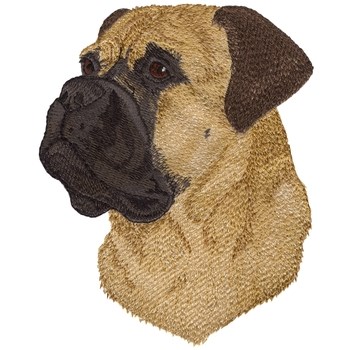 Bullmastiff Machine Embroidery Design