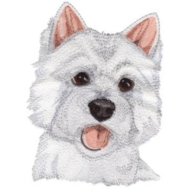 Picture of West Highland Terrier Machine Embroidery Design