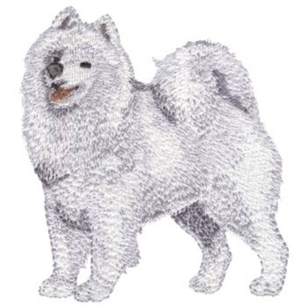 Picture of Small Samoyed Machine Embroidery Design