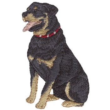 Small Rottweiler Machine Embroidery Design