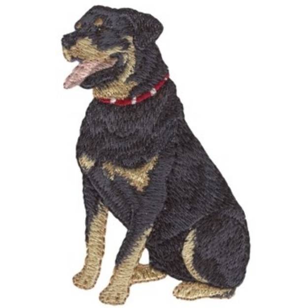 Picture of Small Rottweiler Machine Embroidery Design