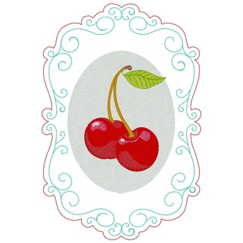 Cherries Machine Embroidery Design