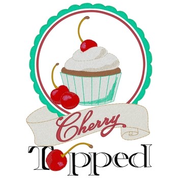 Cherry Topped Machine Embroidery Design