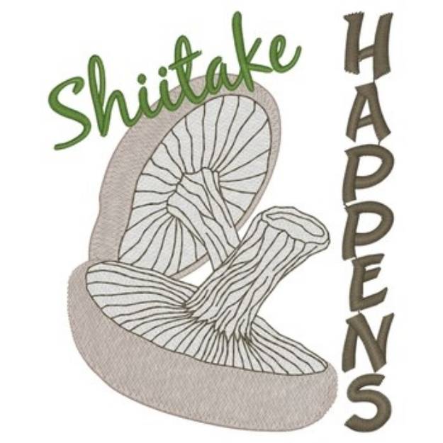 Picture of Shiitake Happens Machine Embroidery Design