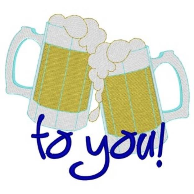 Picture of Beers To You! Machine Embroidery Design