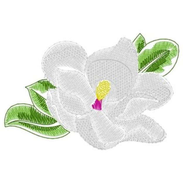 Picture of Magnolia Machine Embroidery Design