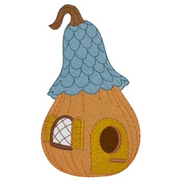 Picture of Gourd Birdhouse Machine Embroidery Design