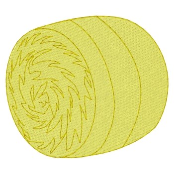 Round Bale Machine Embroidery Design