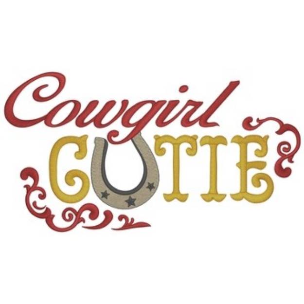 Picture of Cowgirl Cutie Machine Embroidery Design
