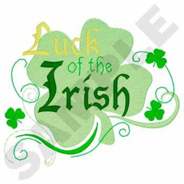 Picture of Luck Of The Irish Machine Embroidery Design