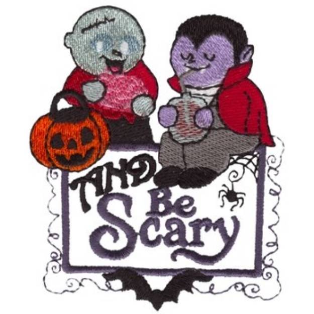 Picture of Be Scary Treat Pals Machine Embroidery Design