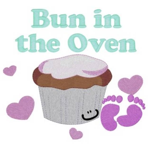 Picture of Bun In The Oven Machine Embroidery Design
